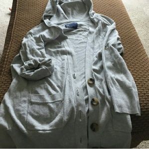 American Eagle Hooded Cardigan