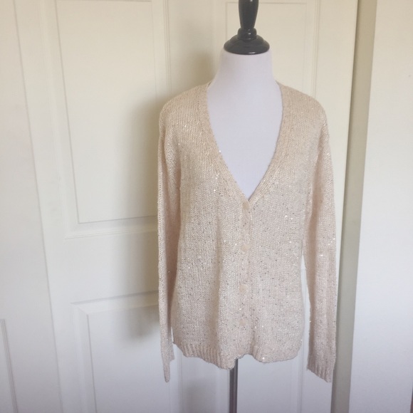 ✨sparkle dusty rose drapey cardigan pink sequins