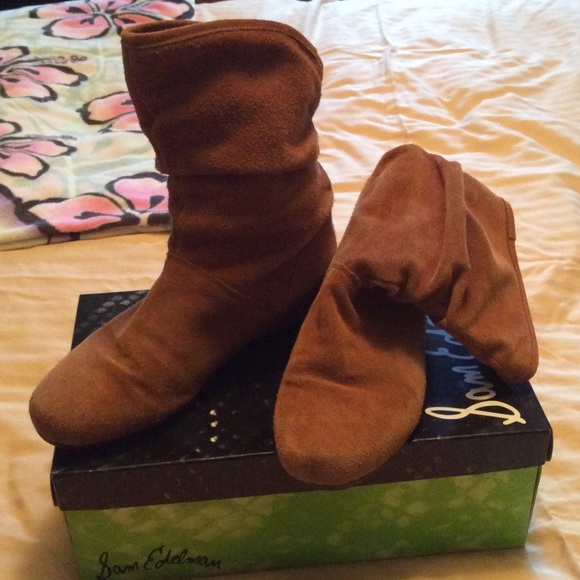 Steve Madden suede leather boots