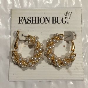 Pearl earrings