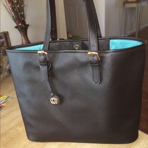 Black Leather Tote