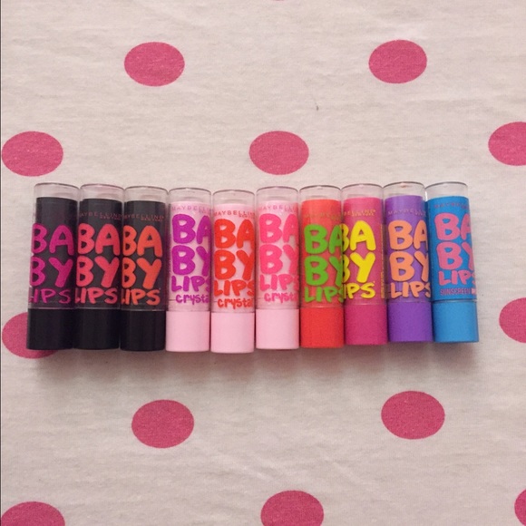10 BRAND NEW Baby lips (various collections)