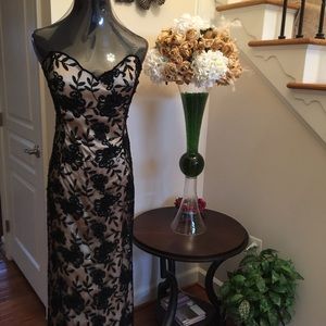 Sean Collection Sequin Beaded Lace Gown