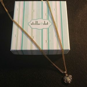 Camille Vintage Heart Necklace