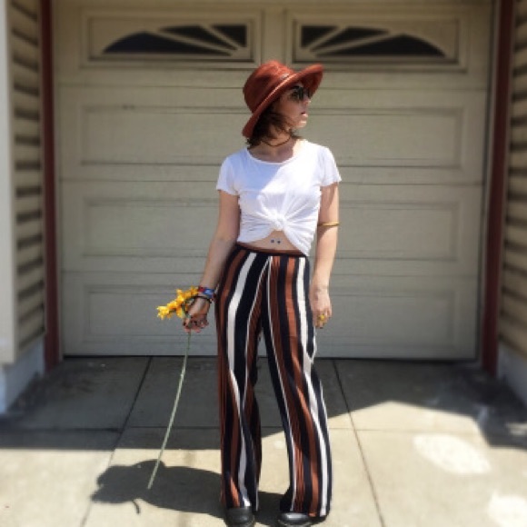 Topshop Pants - Groovy 70s Wide Leg Trousers