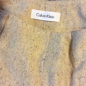 Calvin Klein wool slacks, cream w brown speckles!