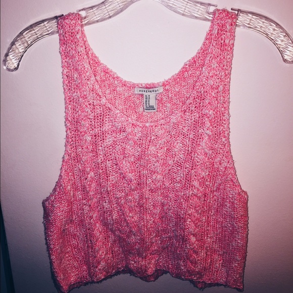 Forever 21 Sweater Crop Tank