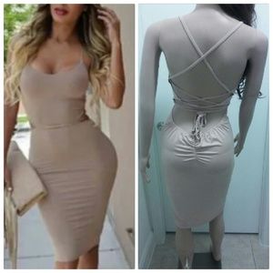 Nude colored dress. Never worn