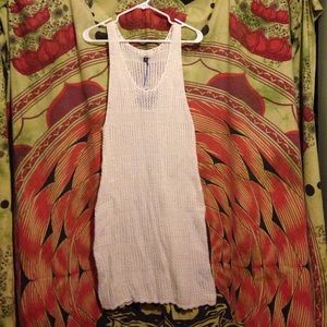 Volcom white crocheted dress