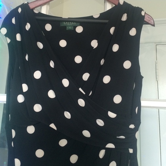 ❌S🚫LD❌ Ralph Lauren polka dot dress - Picture 2 of 3