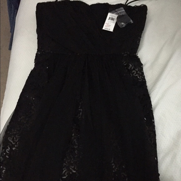 BCBG BLACK SEQUIN DRESS