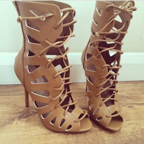 Just fab lace up heels - Picture 2 of 4
