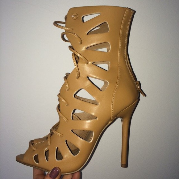 Just fab lace up heels - Picture 3 of 4
