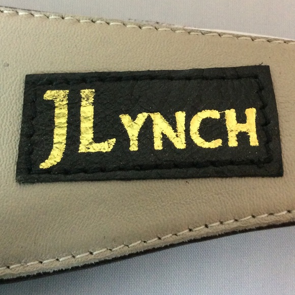 JLynch Brown With Gold Trim Watersnake Belt main image 4