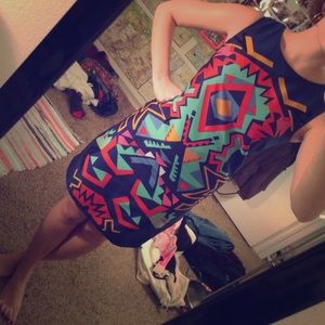 Tribal Print Dress