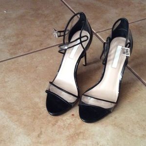 BCBG Peep Toe sandal heels.