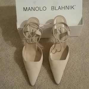 Manolo Blahnik Julo ankle wrap heels