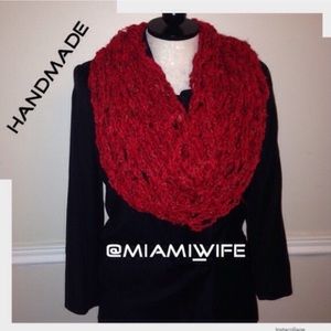 Handmade infinity scarf. Order yours today