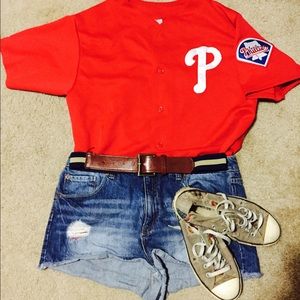 Forever21 High-waisted denim shorts