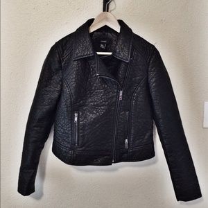 Vegan leather Moto  jacket