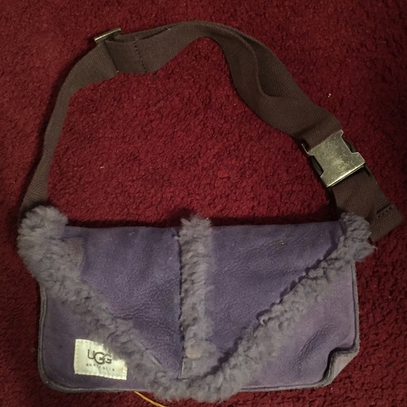 Purple UGG waist bag