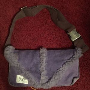 Purple UGG waist bag