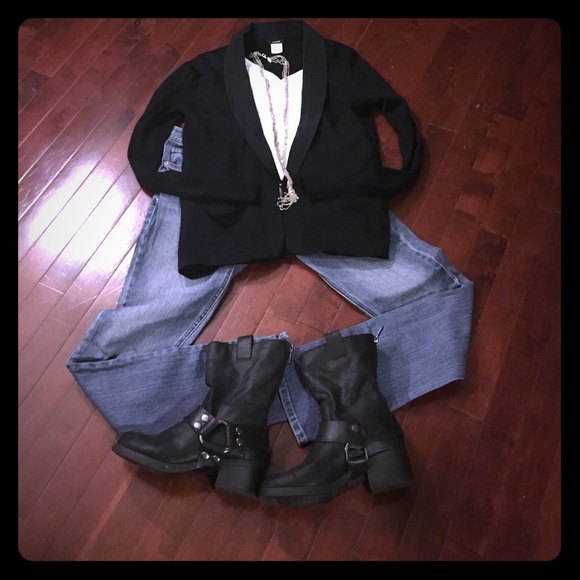 Jcrew tuxedo sweater