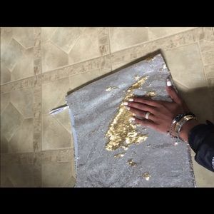 Beautiful suede sequin skirt!