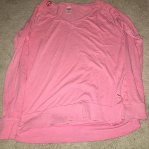 Pink long sleeve shirt