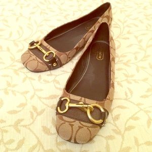 Coach "Bliss" Signature Ballet flat
