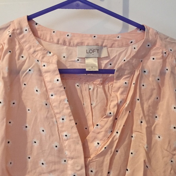 Loft Soft Pink Linen Top - Picture 3 of 3