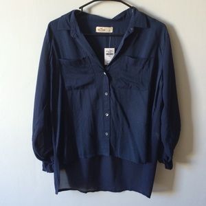 Hollister button up blouse