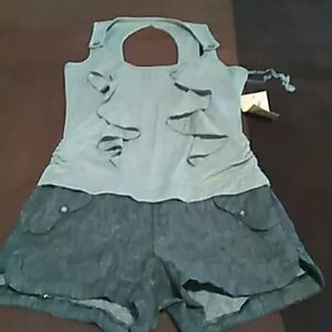 1 piece shorts jumper