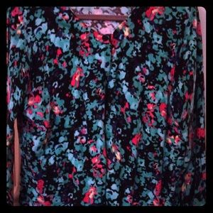 Mod floral cardigan