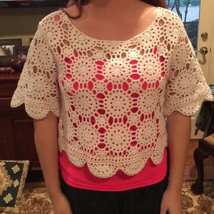 Juicy Couture crotchet top!!