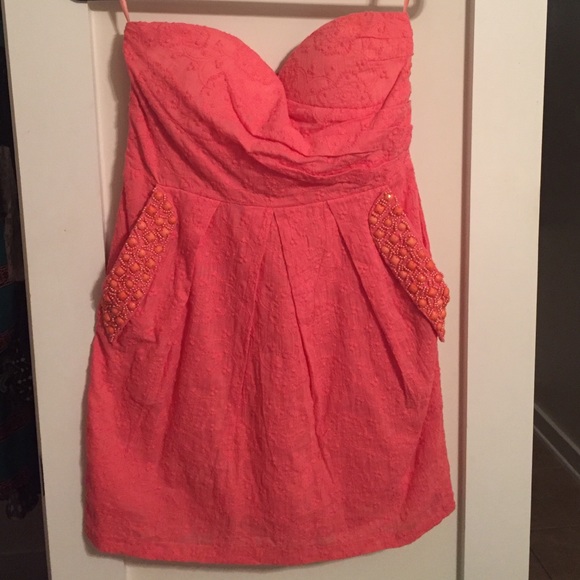 C. Luce Strapless Dress