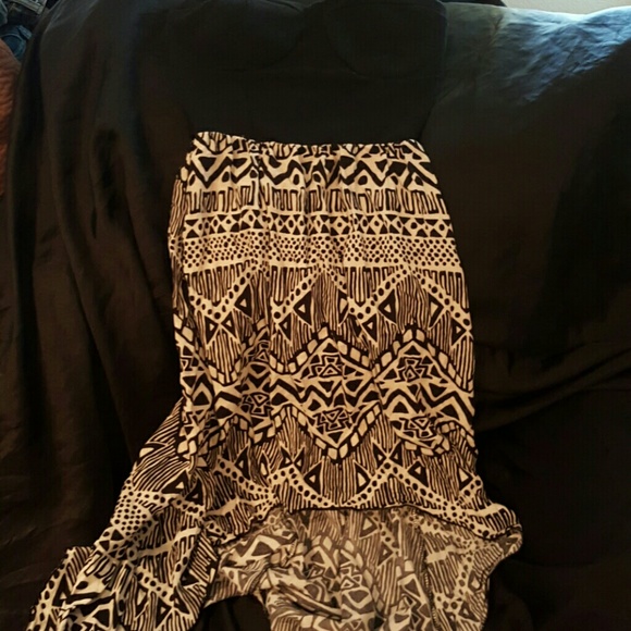 Strapless dress