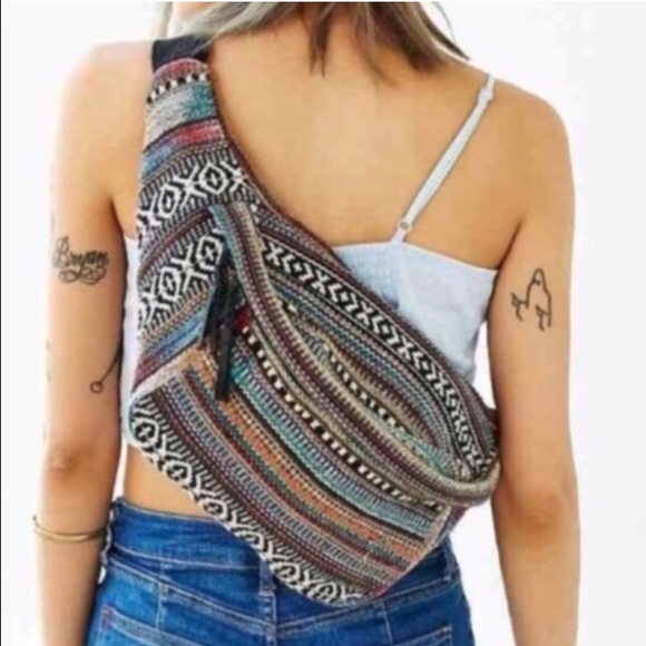 Urban Outfitters Accessories - Urban Outfitters Ecote Woven Belt Bag