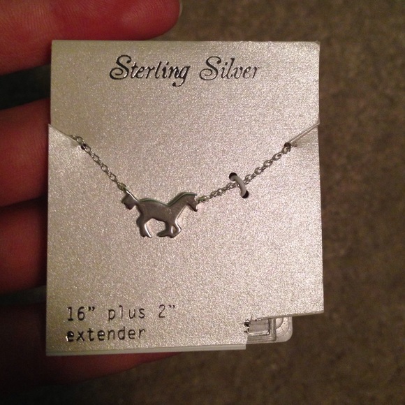 Sterling Silver horse necklace