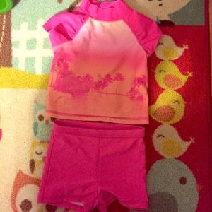 Cherokee rash guard swimming set