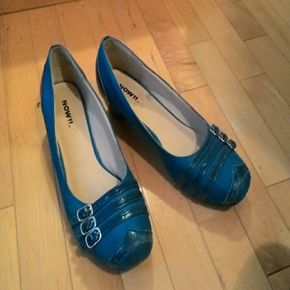 Turquoise shoes