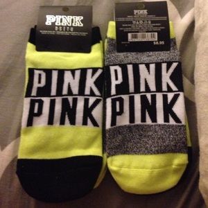Pink Victoria secrets socks