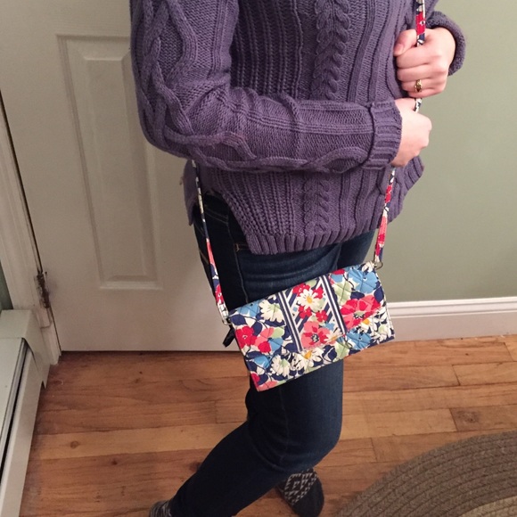 Vera Bradley cross body wallet