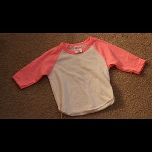 Infant base ball shirt