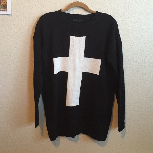 Forever 21 Sweaters - Cross sweater NWOT