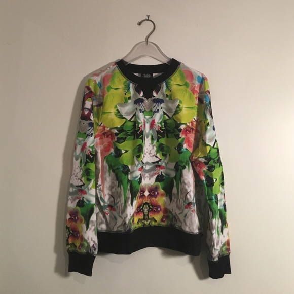 Prabal Gurung kaleidoscope jungle print sweatshirt