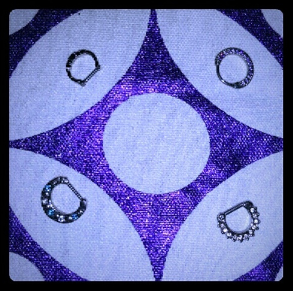 Septum Clicker/rings 4 pieces