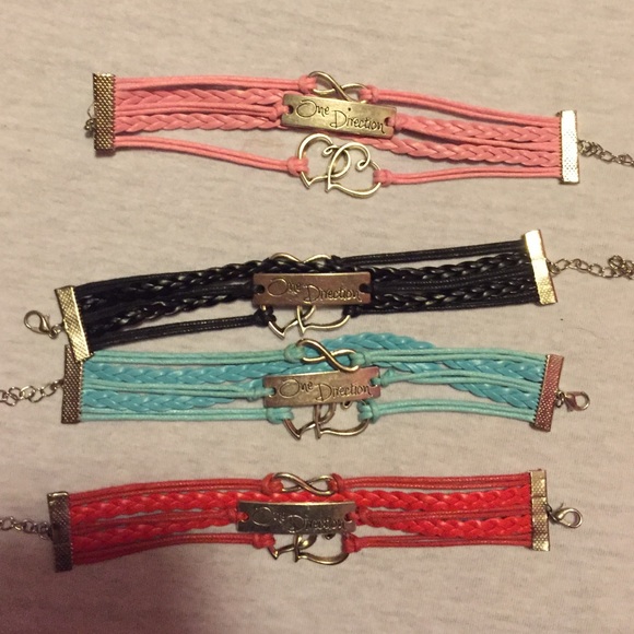 One Direction Infinity Love Bracelets