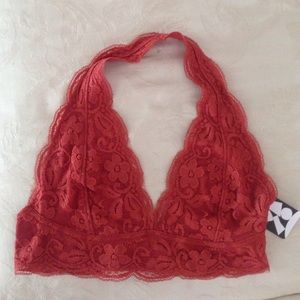 NWT Urban Outfitters Lace Halter Bralette