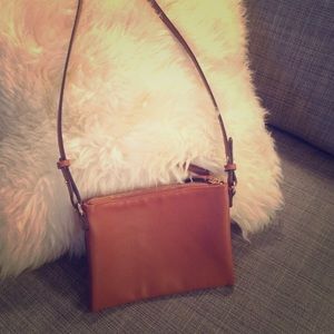 Small leather cross body bag